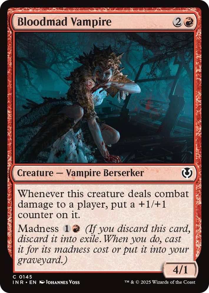 0145 Bloodmad Vampire C Innistrad Remastered