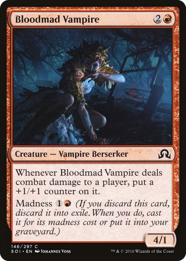 0146 Bloodmad Vampire C Shadows over Innistrad