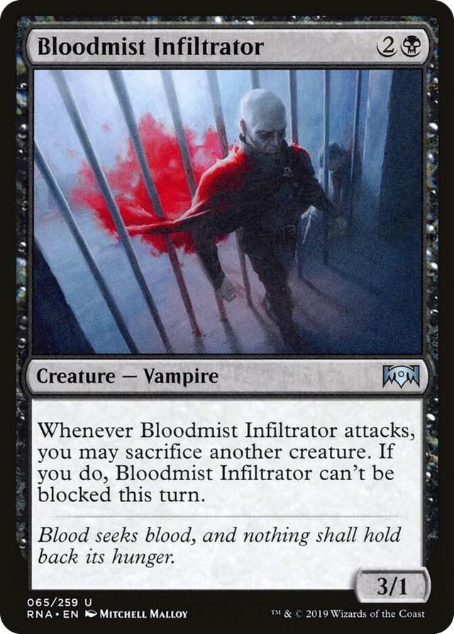 0065 Bloodmist Infiltrator U Ravnica Allegiance