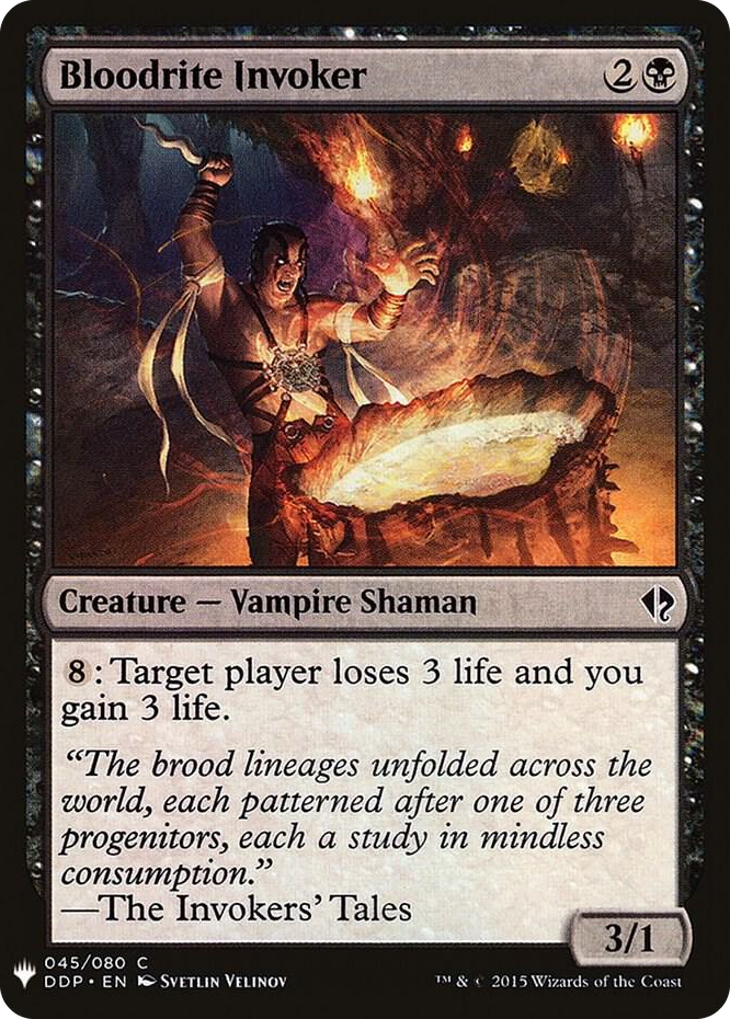 0045 Bloodrite Invoker C The List Reprints