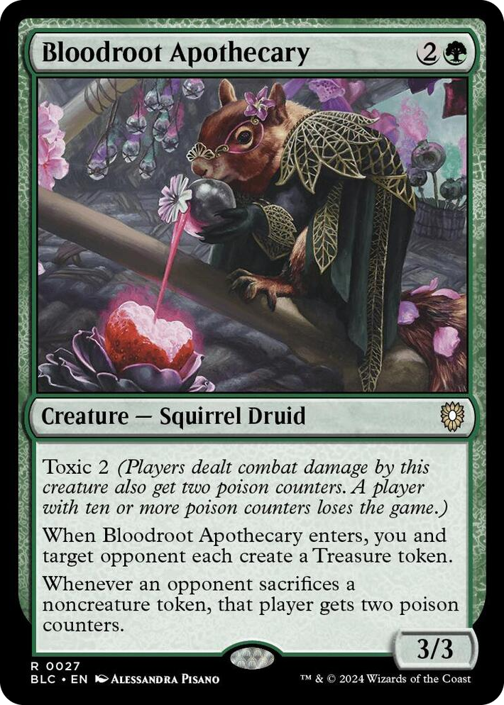 0027 Bloodroot Apothecary R Commander: Bloomburrow