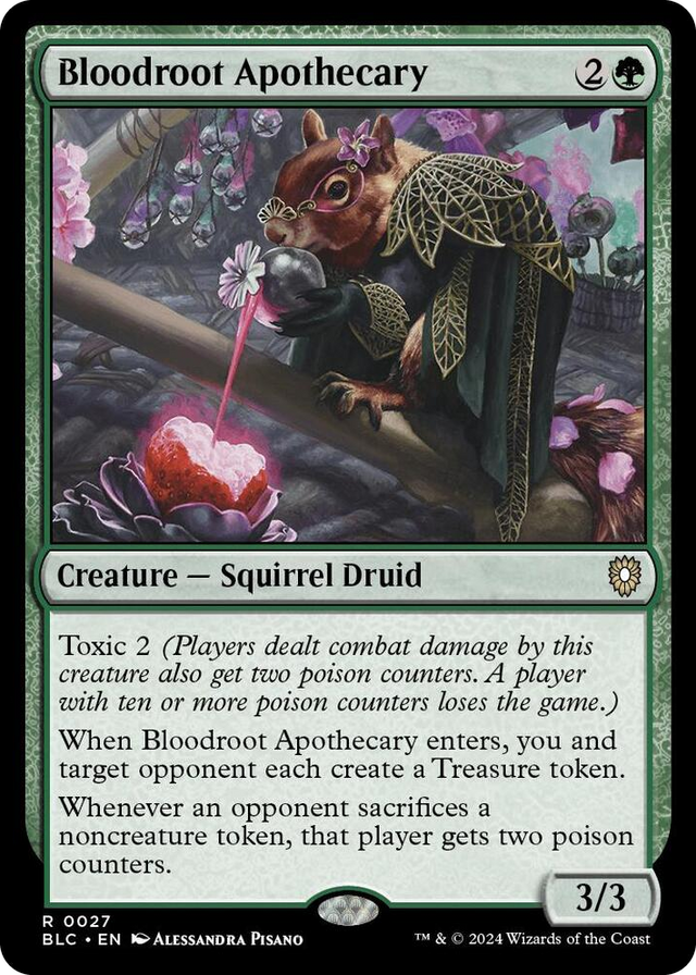 0027 Bloodroot Apothecary R Commander: Bloomburrow