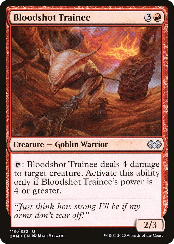 0119 Bloodshot Trainee U Double Masters