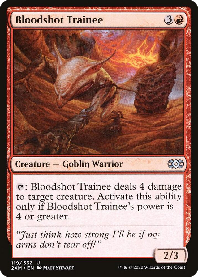 0119 Bloodshot Trainee U Double Masters