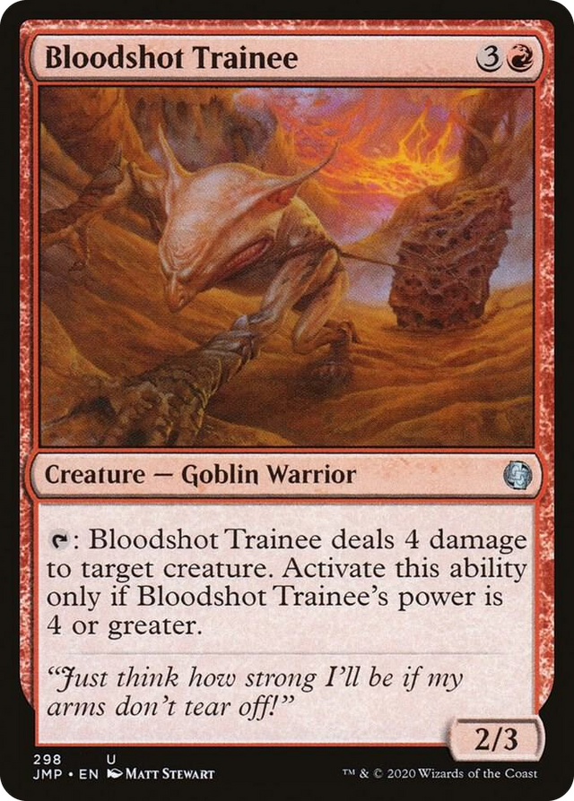 0298 Bloodshot Trainee U Jumpstart