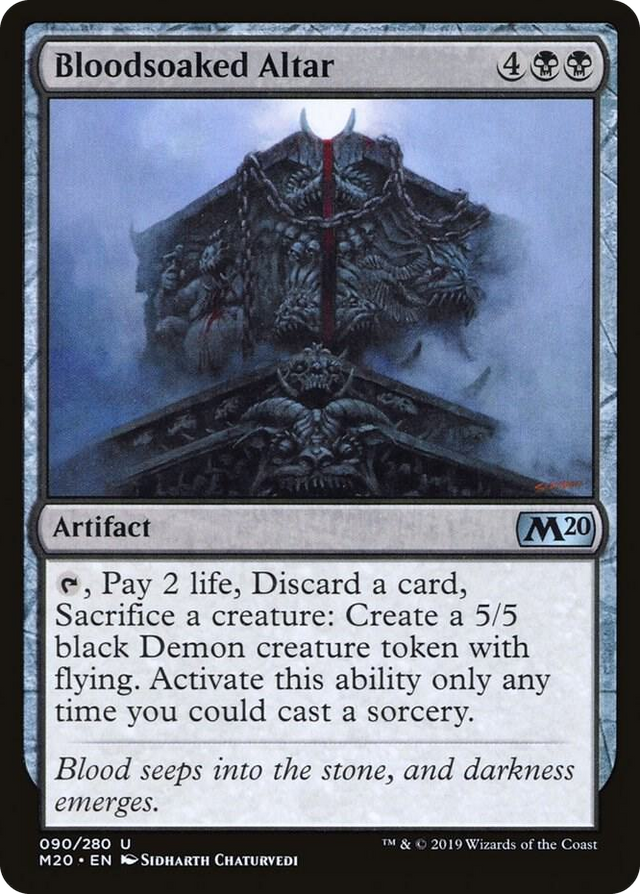 0090 Bloodsoaked Altar U Core Set 2020