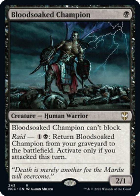 0243 Bloodsoaked Champion R Commander: Streets of New Capenna
