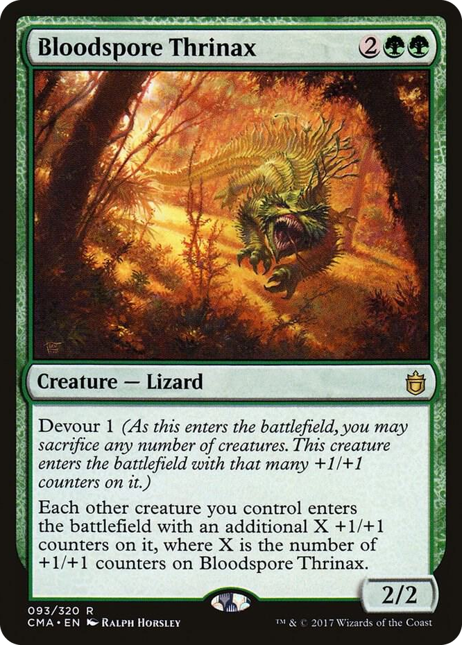 Bloodspore Thrinax #93 R - Commander Anthology Pokemon card