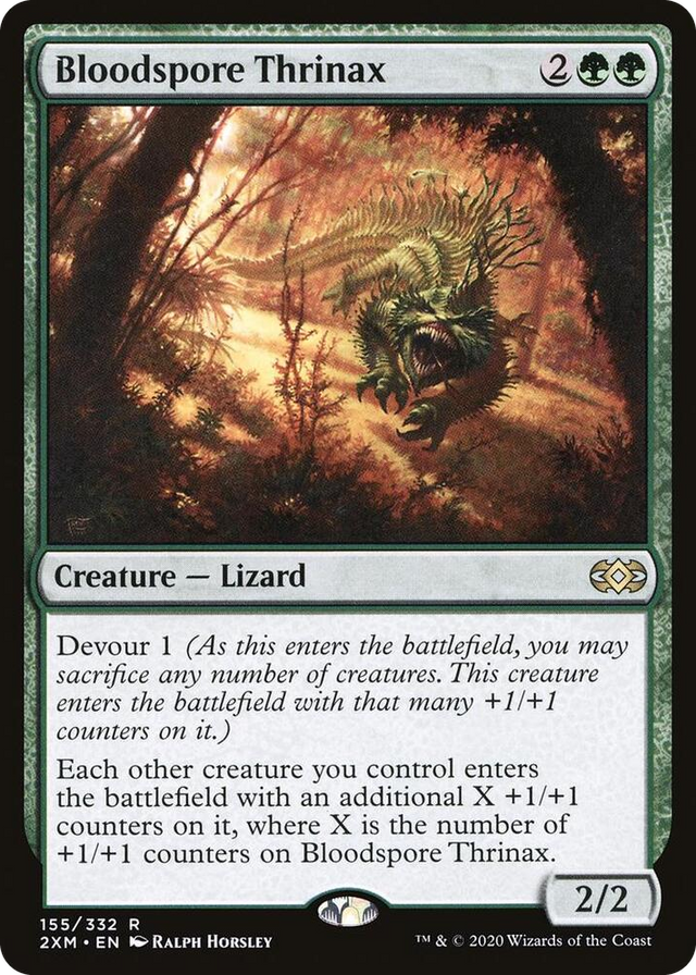 0155 Bloodspore Thrinax R Double Masters