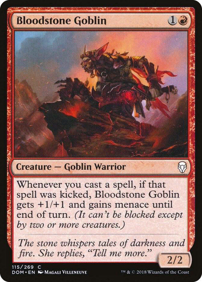 0115 Bloodstone Goblin C Dominaria