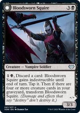 0097 Bloodsworn Squire U Innistrad: Crimson Vow
