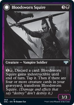 0364 Bloodsworn Squire U Innistrad: Double Feature