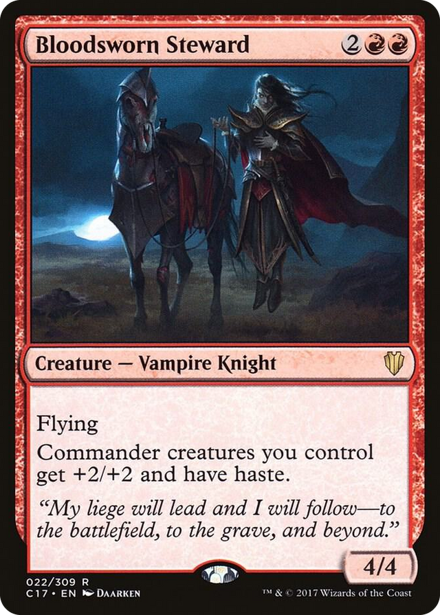 0022 Bloodsworn Steward R Commander 2017