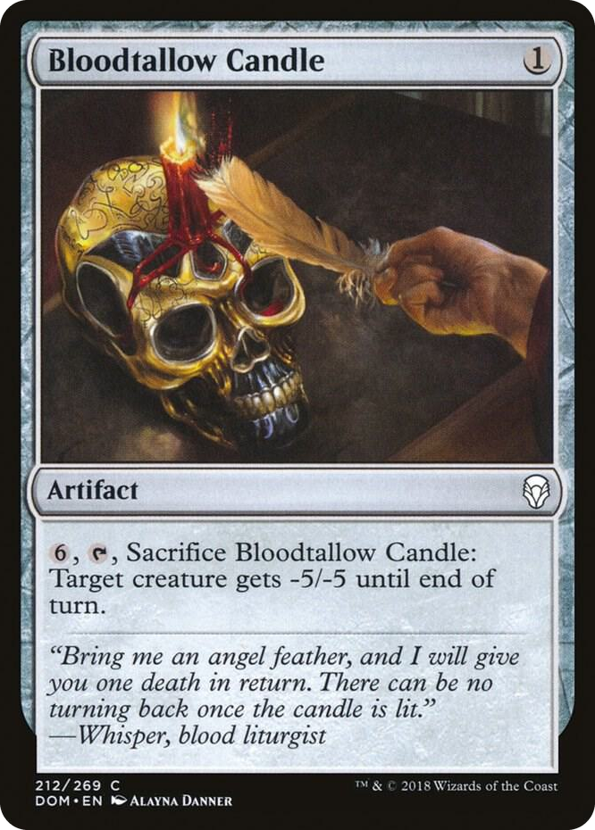 0212 Bloodtallow Candle C Dominaria
