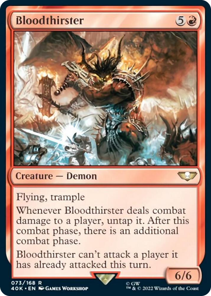 0073 Bloodthirster R Universes Beyond: Warhammer 40,000