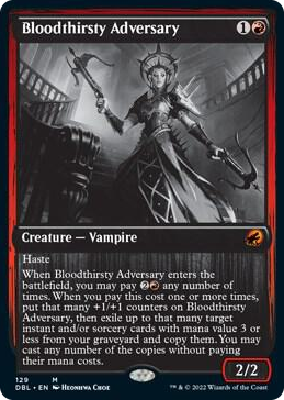 0129 Bloodthirsty Adversary M Innistrad: Double Feature