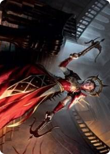 0041 Bloodthirsty Adversary Art Card S Art Series: Innistrad: Midnight Hunt