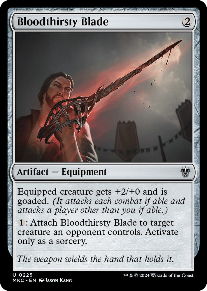0225 Bloodthirsty Blade U Commander: Murders at Karlov Manor