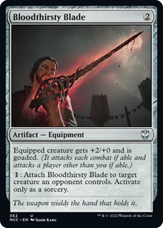0362 Bloodthirsty Blade U Commander: Streets of New Capenna