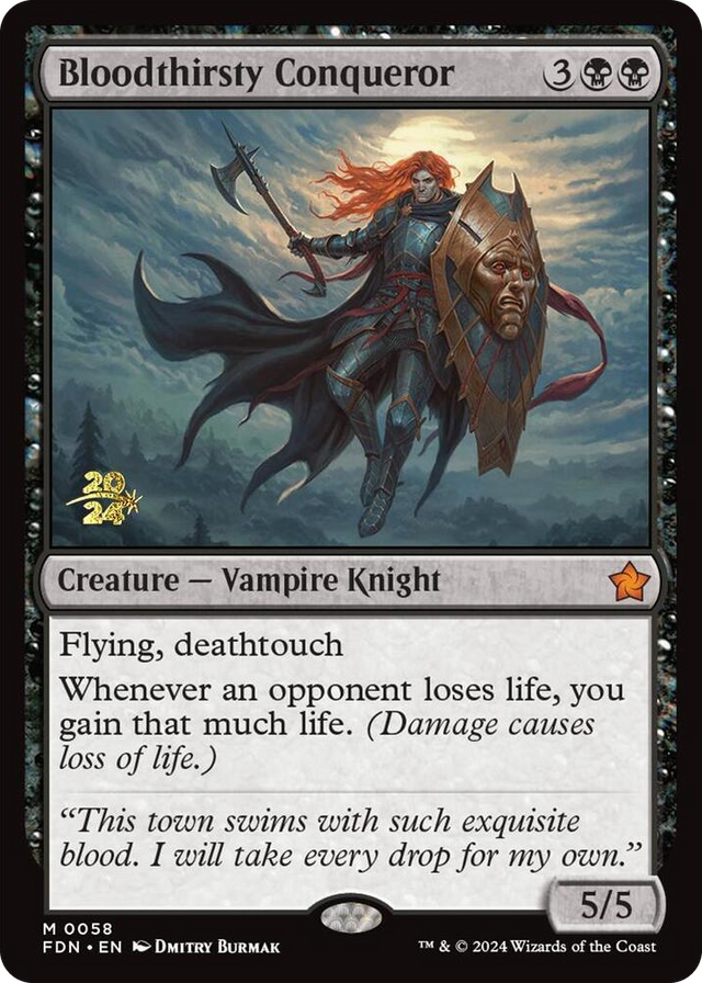 0058 Bloodthirsty Conqueror M Prerelease Cards