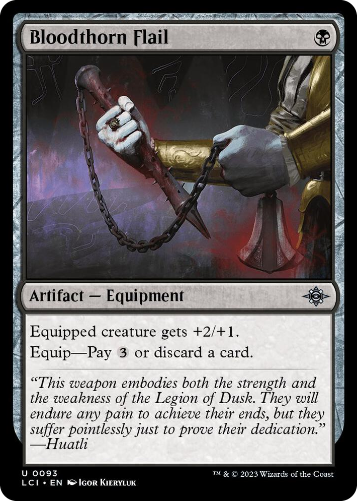 0093 Bloodthorn Flail U The Lost Caverns of Ixalan
