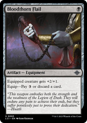 0093 Bloodthorn Flail U The Lost Caverns of Ixalan