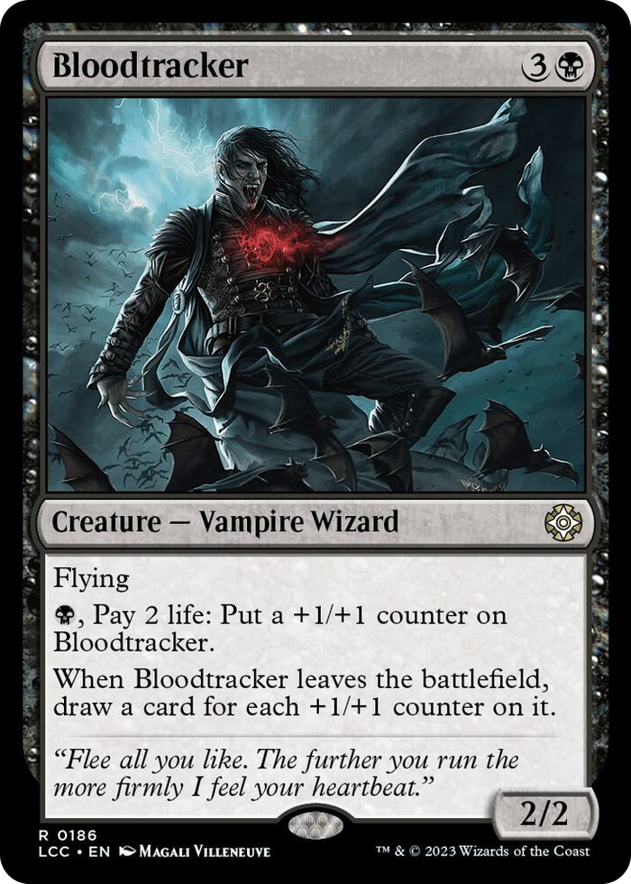 Bloodtracker #186 R - Commander: The Lost Caverns of Ixalan Pokemon card