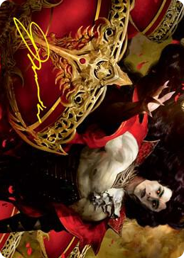 0072 Bloodvial Purveyor Art Card (Gold-Stamped Signature) S Art Series: Innistrad: Crimson Vow