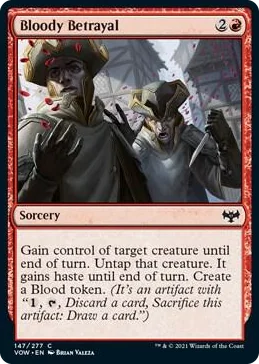 0147 Bloody Betrayal C Innistrad: Crimson Vow