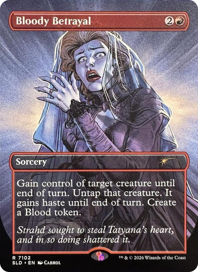7102 Bloody Betrayal R Secret Lair Drop Series