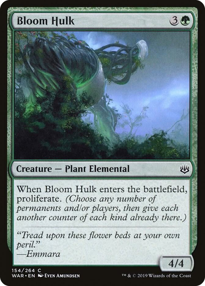 0154 Bloom Hulk C War of the Spark