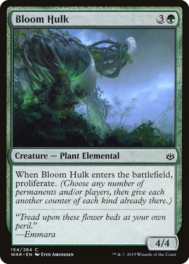 0154 Bloom Hulk C War of the Spark