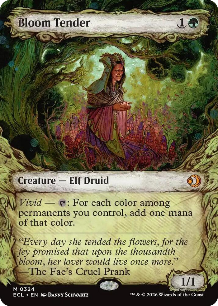 Bloom Tender (0324) (Showcase) #324 M - Lorwyn Eclipsed Pokemon card