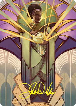 0054 Bloom Tender Art Card (54/54) (Gold-Stamped Signature) S Art Series: Foundations