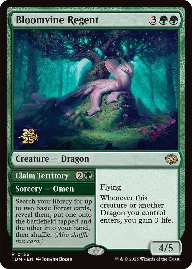 0136 Bloomvine Regent R Prerelease Cards