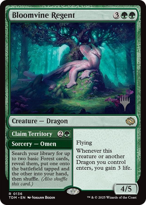 0136 Bloomvine Regent R Promo Pack: Tarkir: Dragonstorm