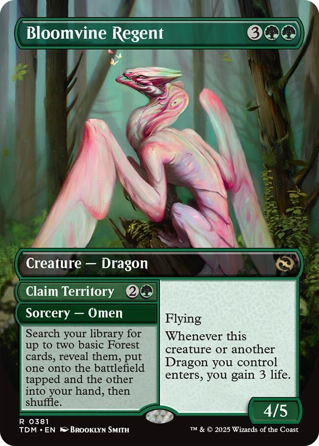 0381 Bloomvine Regent (Borderless) R Dragonstorm