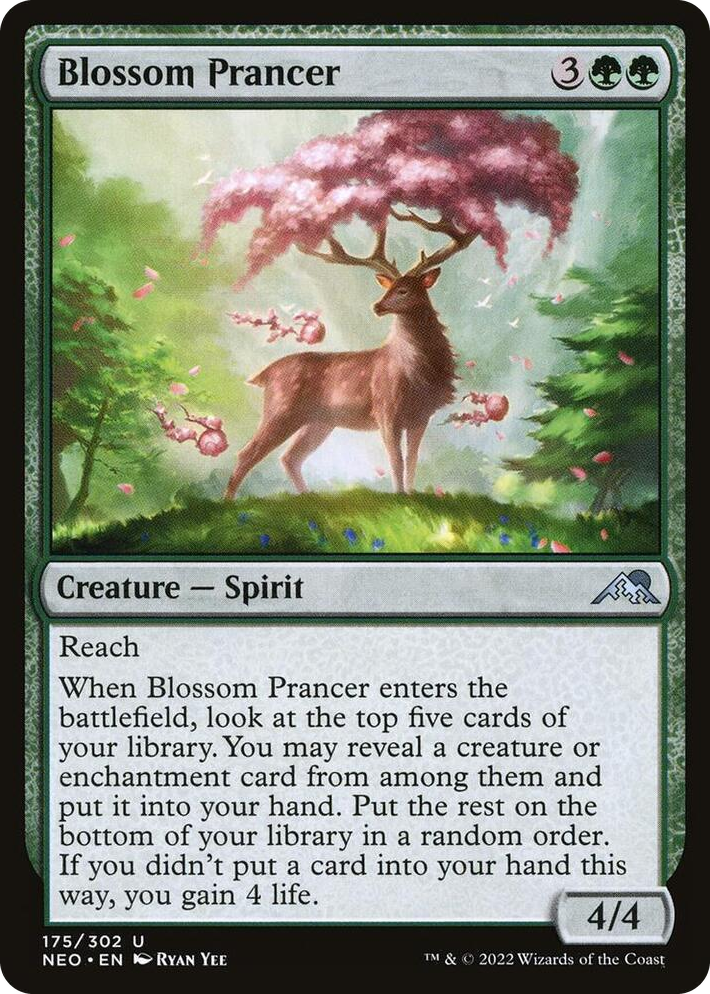 0175 Blossom Prancer U Kamigawa: Neon Dynasty