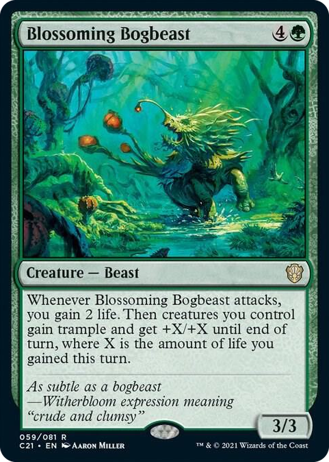 0059 Blossoming Bogbeast R Commander 2021