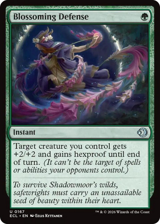 0167 Blossoming Defense U Lorwyn Eclipsed