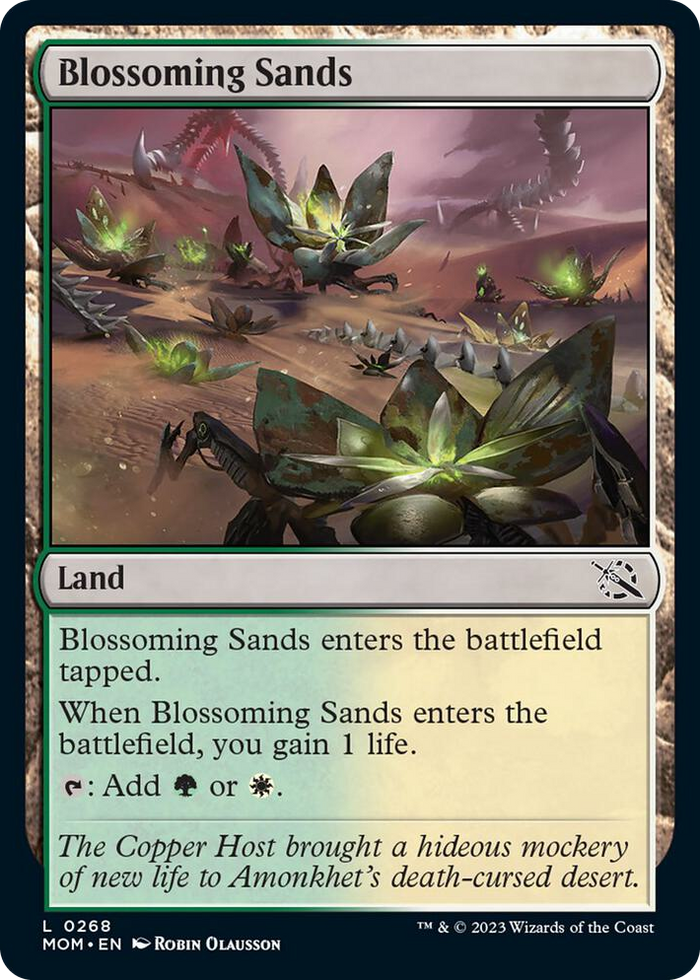 Blossoming Sands #268 C - March of the Machine Pokemon card