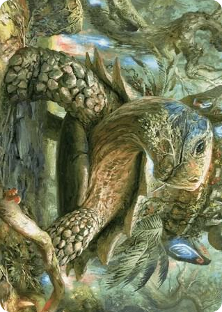 0024 Blossoming Tortoise Art Card S Art Series: Wilds of Eldraine