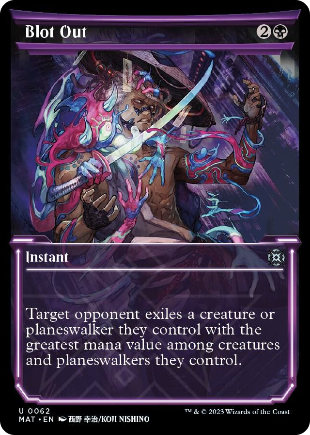 Blot Out (Showcase) #62 U - March of the Machine: The Aftermath Pokemon card