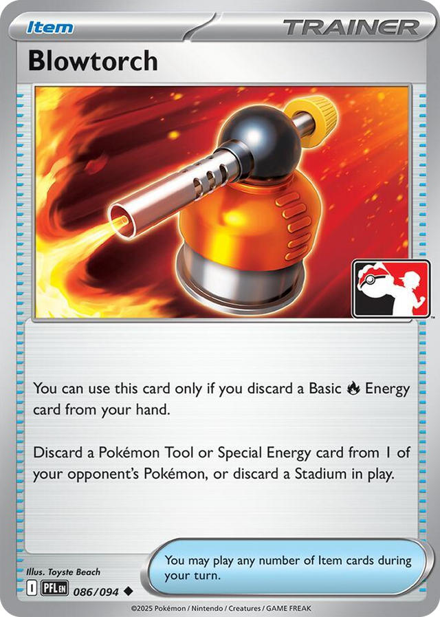 0086 Blowtorch Uncommon Prize Pack Series Cards
