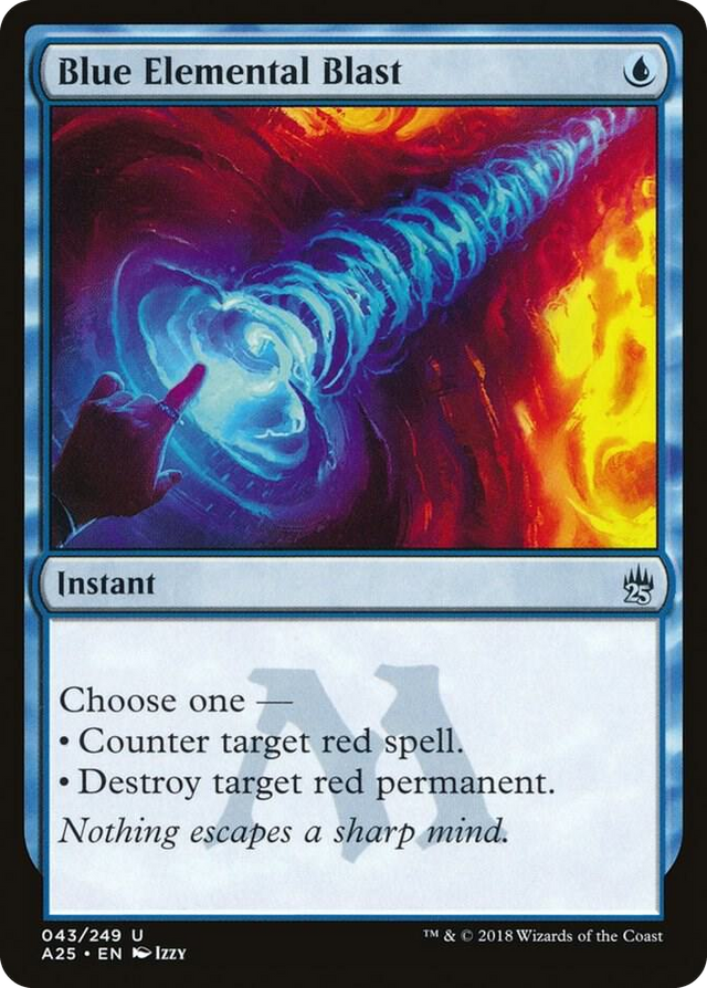 0043 Blue Elemental Blast U Masters 25