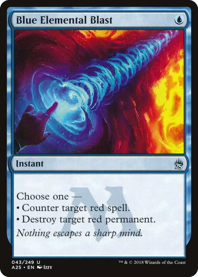 0043 Blue Elemental Blast U Masters 25