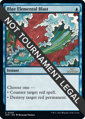 0049 Blue Elemental Blast C 30th Anniversary Edition