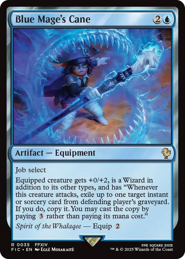 0035 Blue Mage's Cane R Commander: FINAL FANTASY
