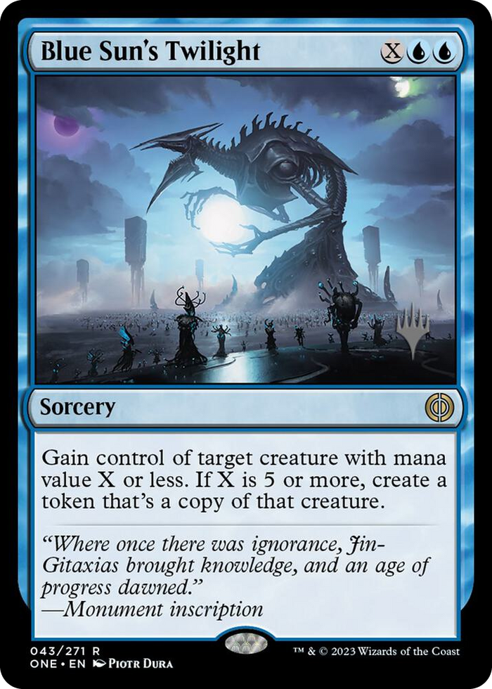 Blue Sun's Twilight #43 R - Promo Pack: Phyrexia: All Will Be One Pokemon card