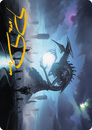0013 Blue Sun's Twilight Art Card (Gold-Stamped Signature) S Art Series: Phyrexia: All Will Be One